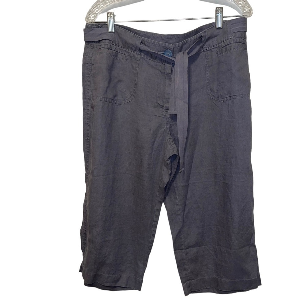 Preswick & Moore 100% Linen Women Pants Size 10